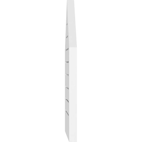 Peaked Top Surface Mount PVC Gable Vent N65453