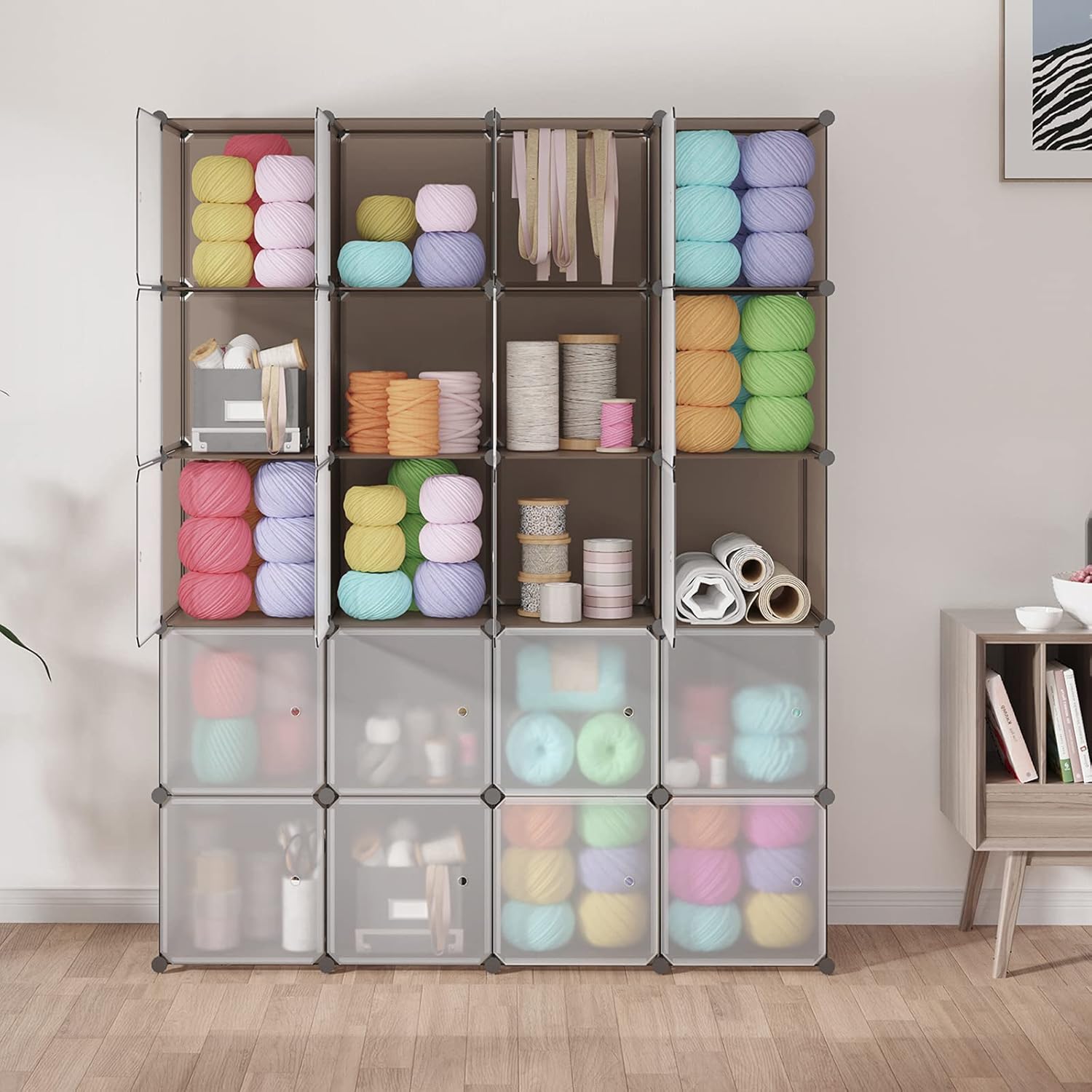 20-Cube Plastic Cube Storage Organizer E8814