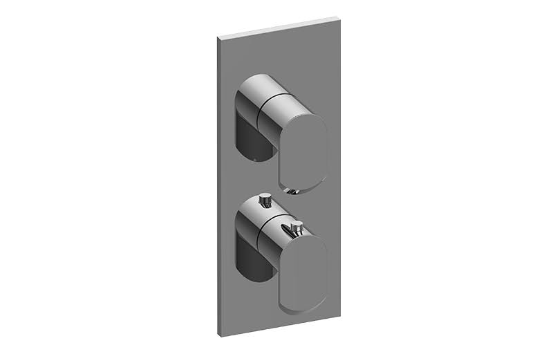 Polished Square Thermostatic Valve Trim Plate T434354