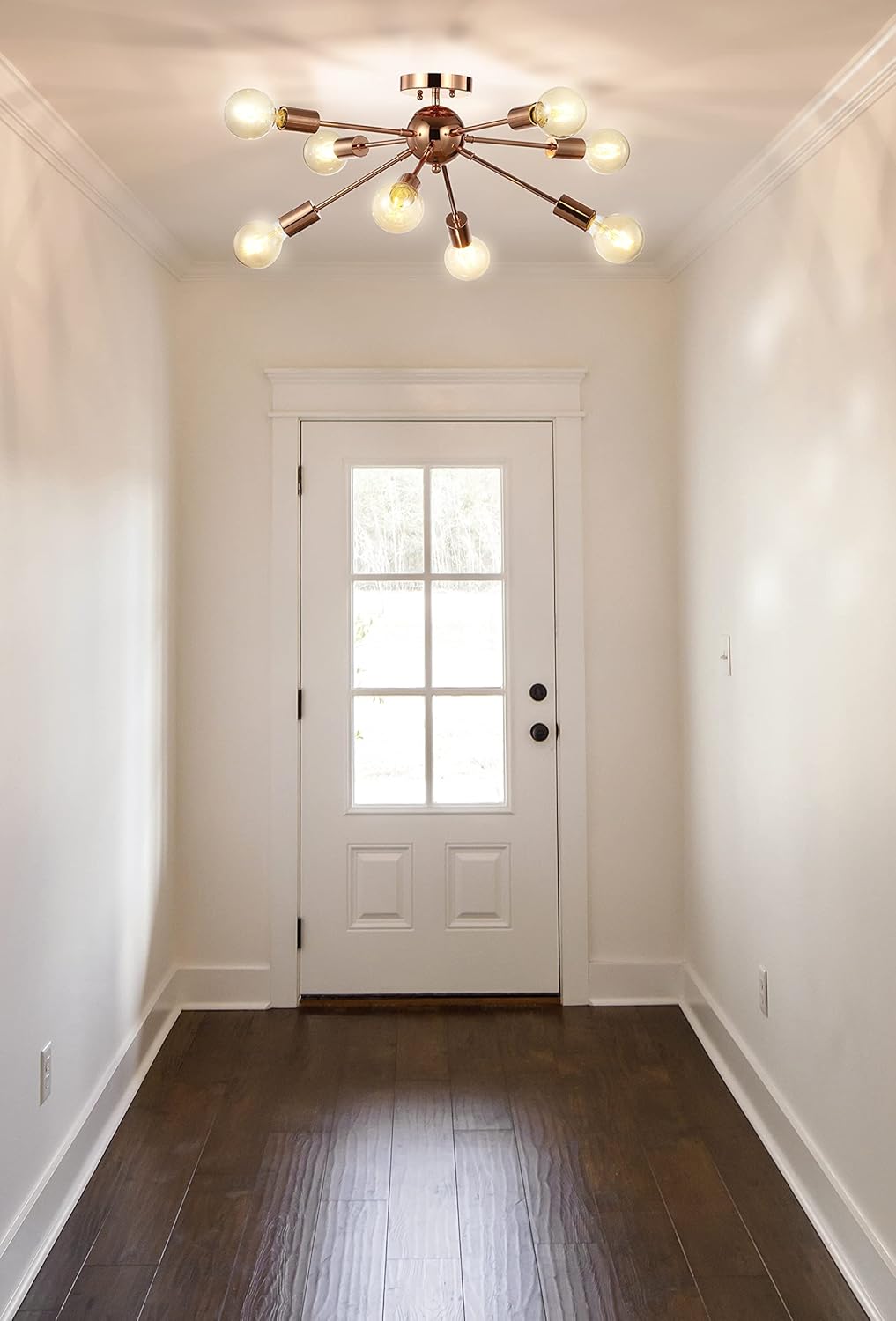 Copper Metal LED Flush-Mount Light I15722