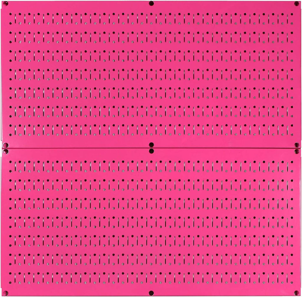 Pink Metal Pegboard Rack Pack of 2 B695572