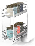 2-Tier Slide Out Drawer Cabinet Organizer A3245