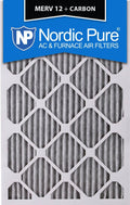 10x24x1 MERV 12 Pleated Carbon Air Filters 3 Pack Z302294