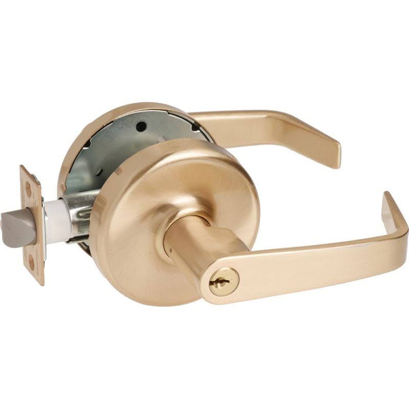 Commercial Classroom Lever Set with Satin Trim J92445