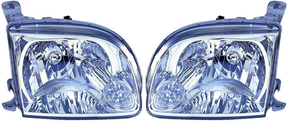 Headlight Assembly Pair with Bulbs Z30947