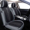 Red Leather Car Seat Covers 5 Seats Full Set Waterproof E3203