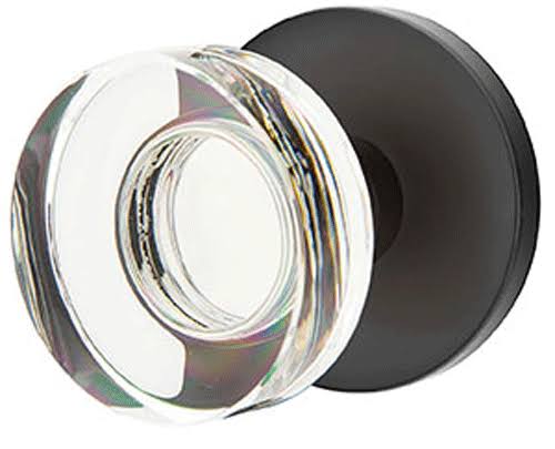 Satin Nickel Privacy Door Knobset with Crystal R82127
