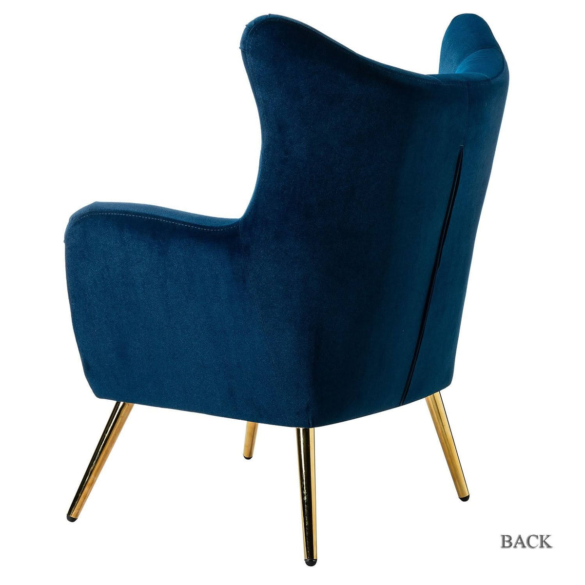 Purple Tufted Wingback Accent Chair, Set of 2 A815208