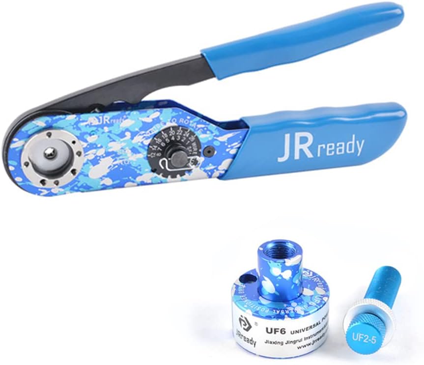 Closed Barrel Crimping Tool Kit with Universal Positioner for Heavy Duty Connectors Contacts Z7328