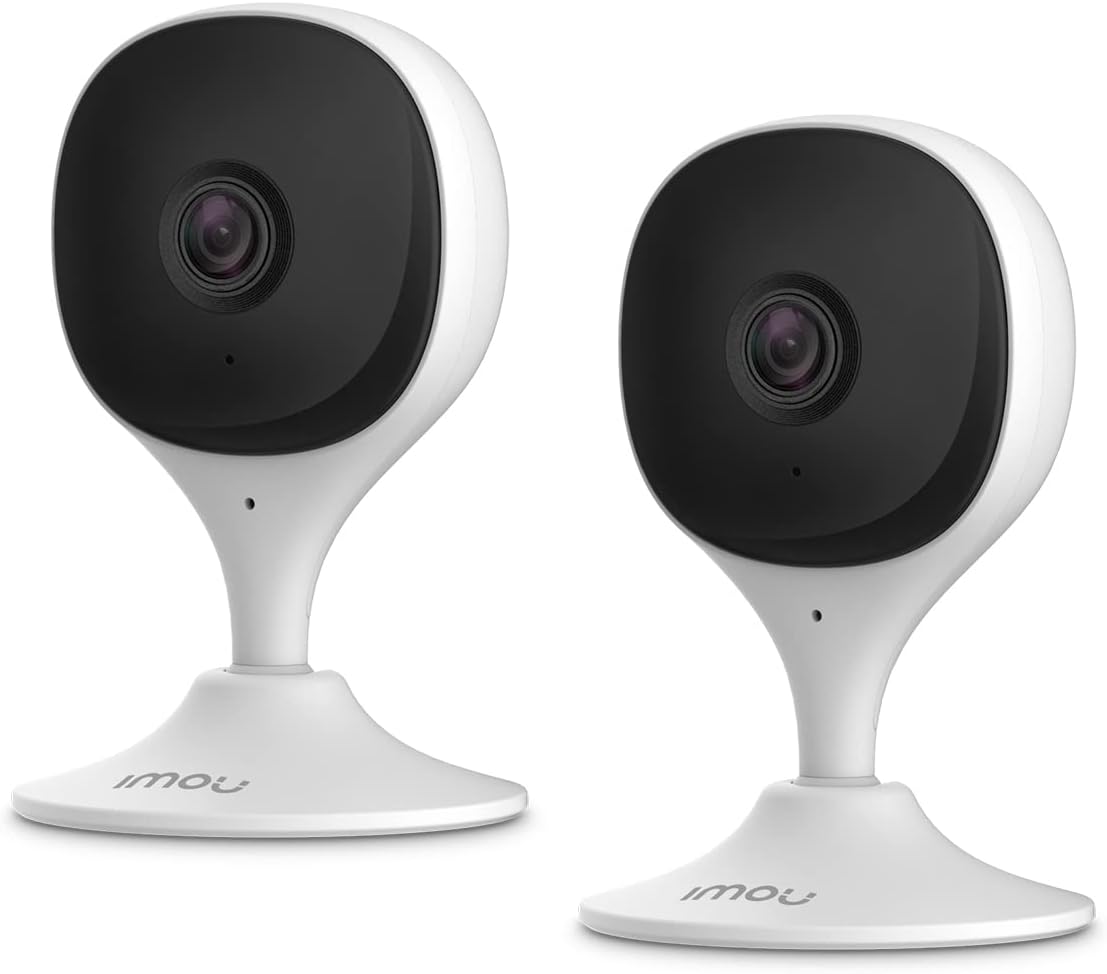 2 Pack 1080P WiFi Indoor Security Camera with Night Vision Y5649