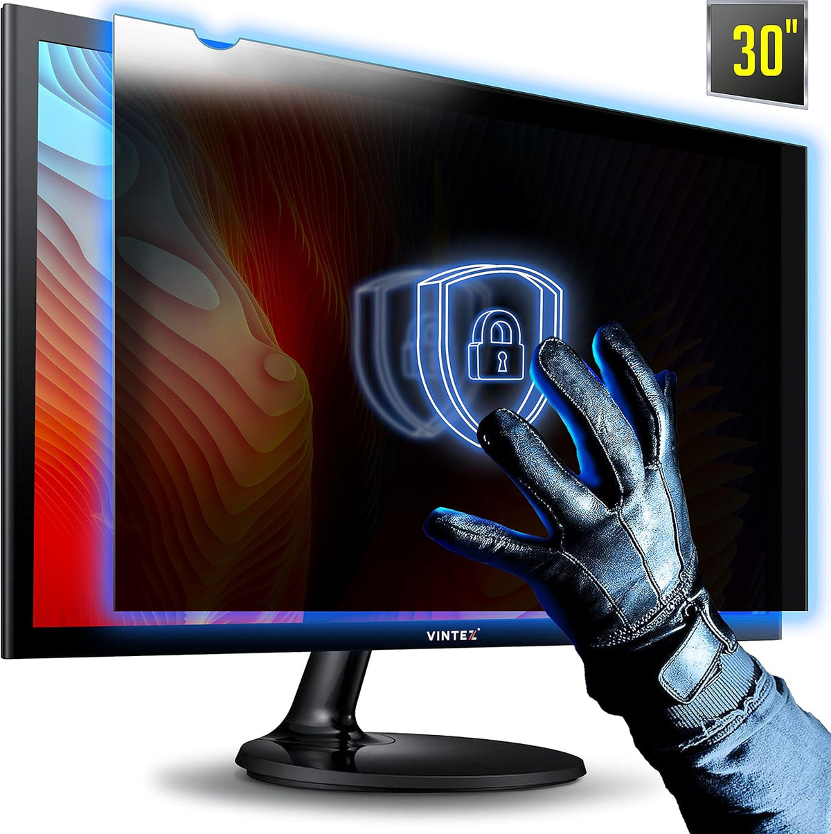16:10 Anti-Glare Privacy Screen Filter for Widescreen Monitor C685