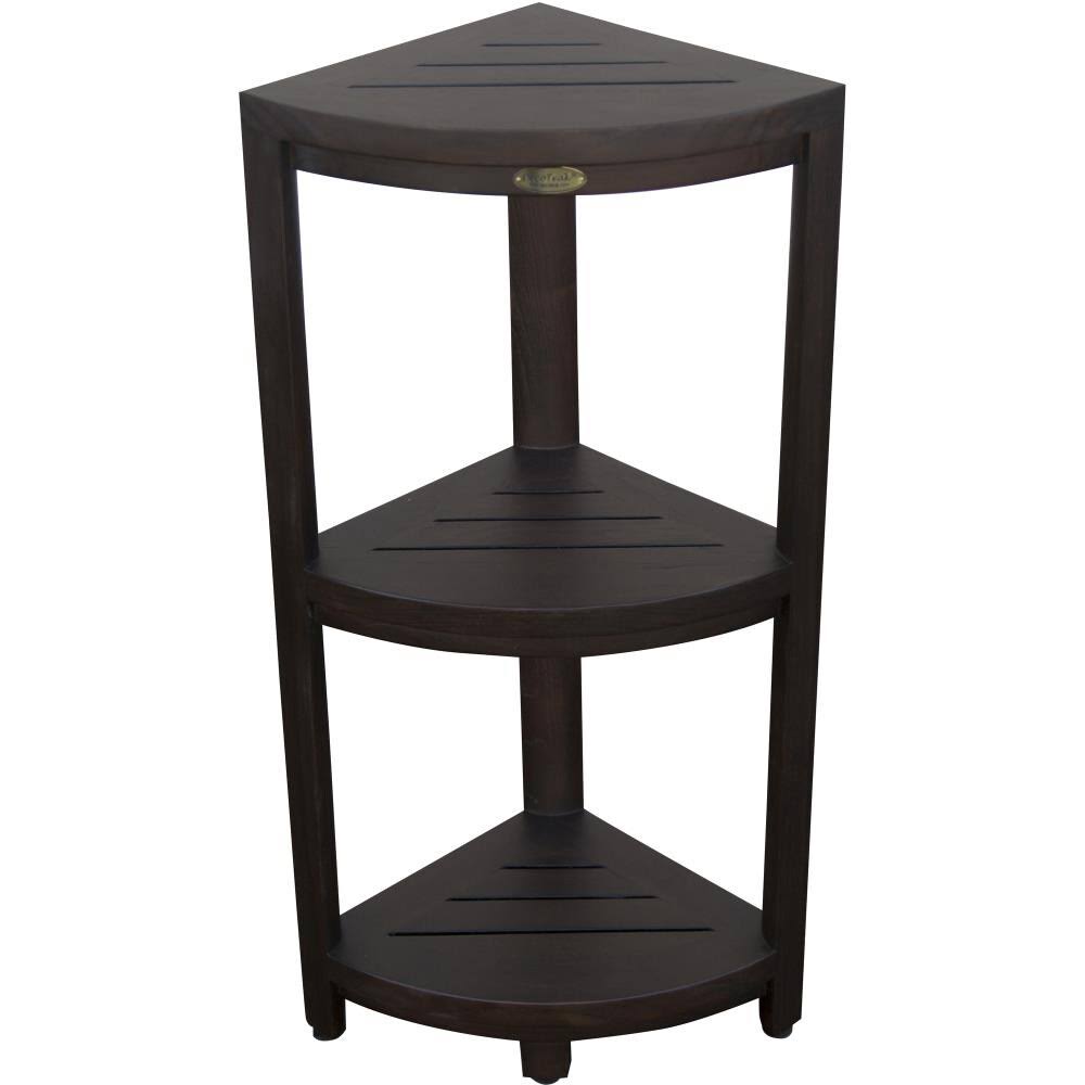 Teak 3-Tier Corner Shower Shelf O5144