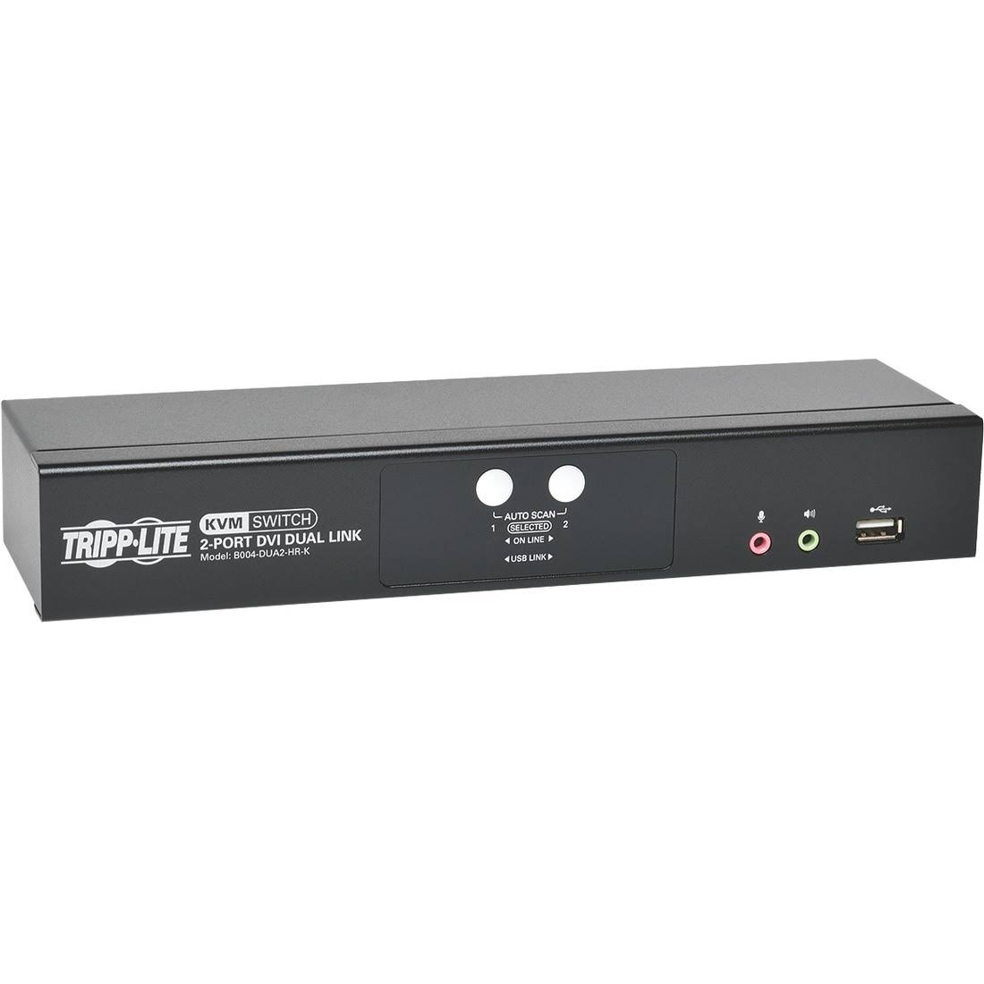 2-Port DVI Dual-Link / USB KVM Switch with Audio & Cables R196