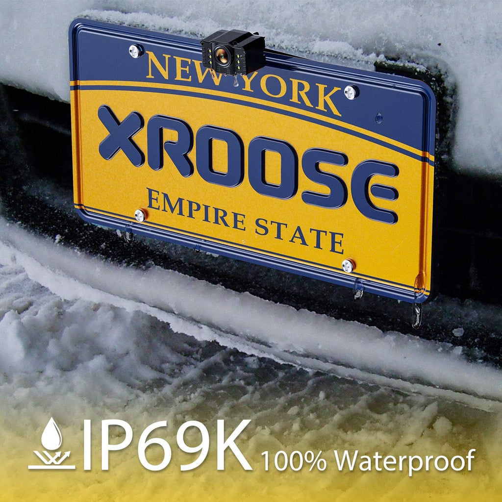 5 Monitor with 1080P Backup Camera, License Plate 149° Rear View Kits, IP69 Waterproof G154907
