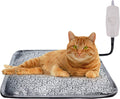 Pet Heating Pad for Cats Dogs, Waterproof Electric Heating Mat, Chew Resistant Steel Cord, 17.7 x 17.7, Pack of 2 M328318