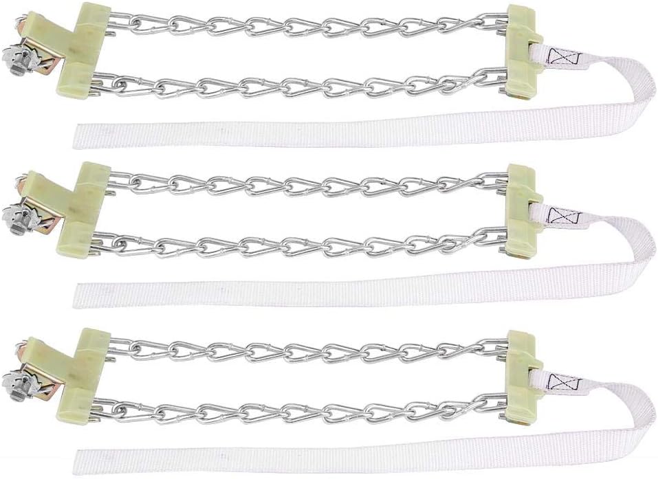 3pcs Steel Anti-Skid Tire Chain for Car Truck SUV (L) L49189