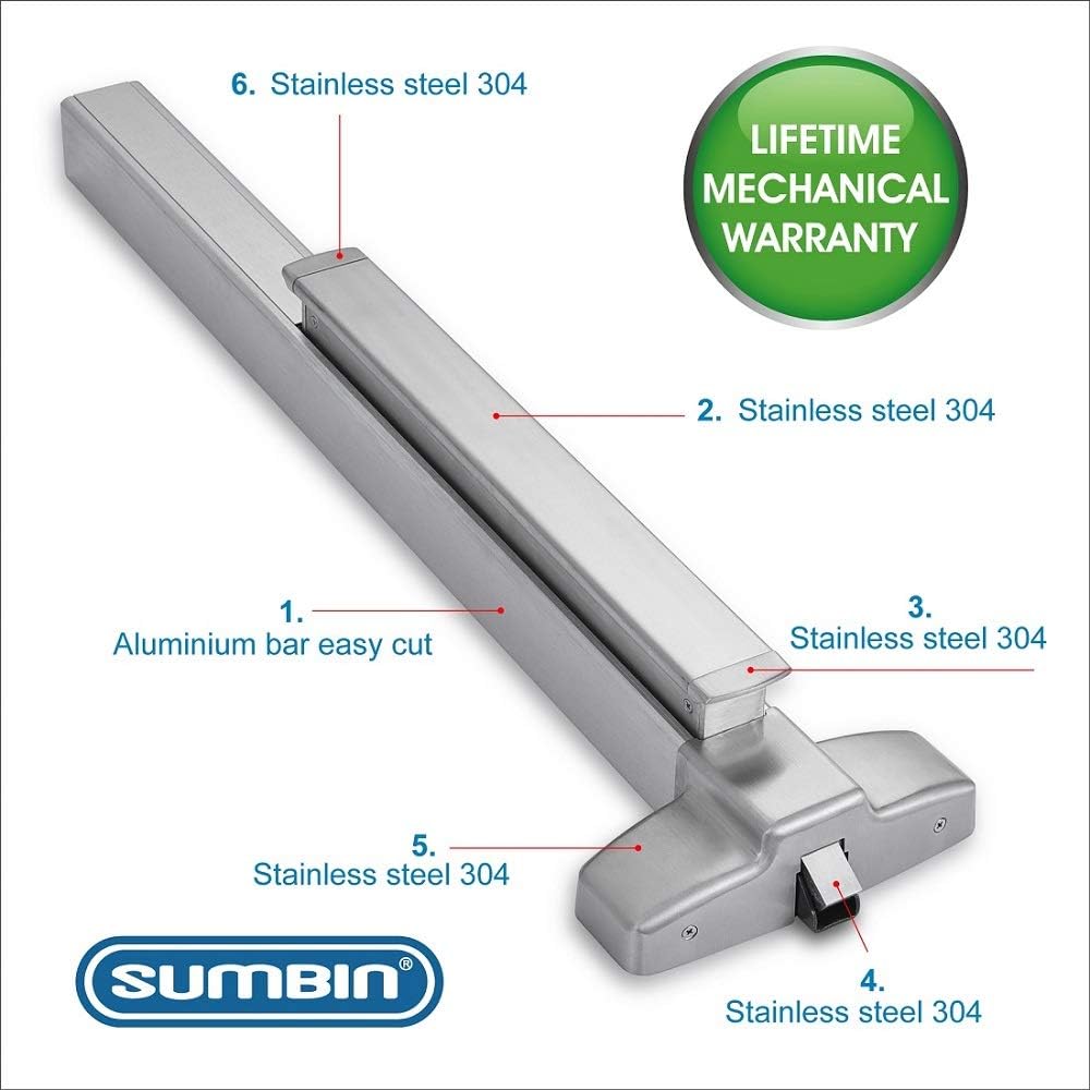 Stainless Steel Push Panic Bar and Panic Exit Device X4666