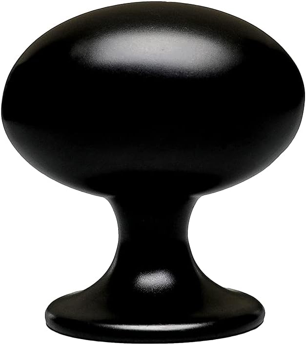 Oval Mushroom Knob 36mm 10 Pack Brushed Satin Nickel J60007