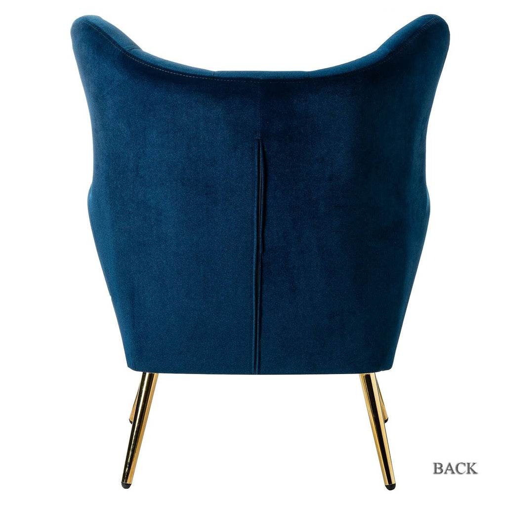 Purple Tufted Wingback Accent Chair, Set of 2 A815208