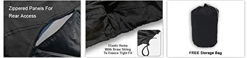 ATV Cover with Reinforced Securing Straps and Storage Bag O69599