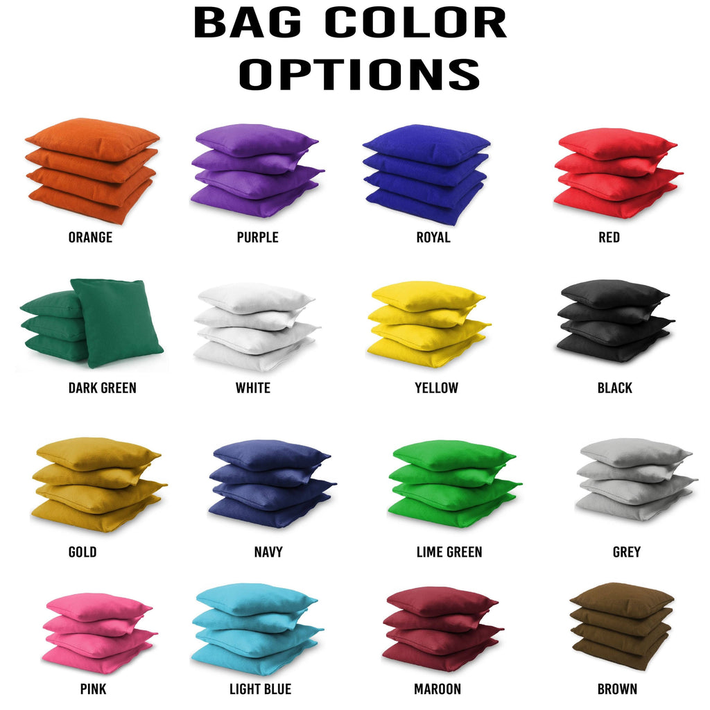 Solid Wood 10 Piece Cornhole Set O248461