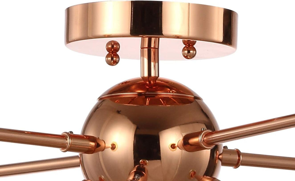 Copper Metal LED Flush-Mount Light I15722