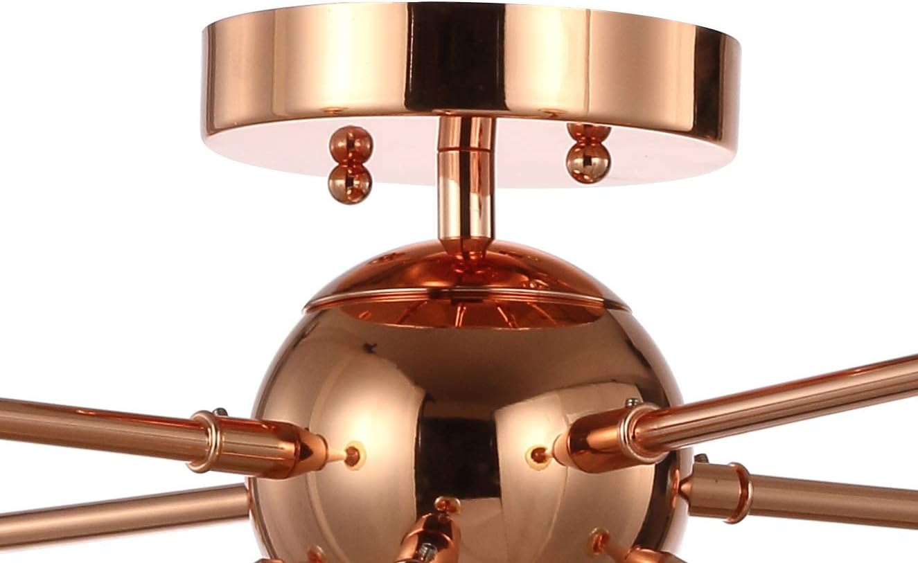 Copper Metal LED Flush-Mount Light I15722
