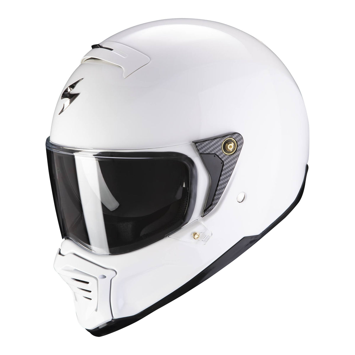Solid White Motorcycle Helmet S740792