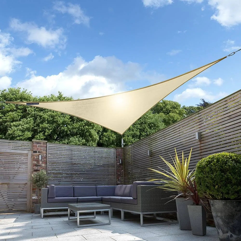 11ft 10x22 Sand Triangle Shade Sail N631