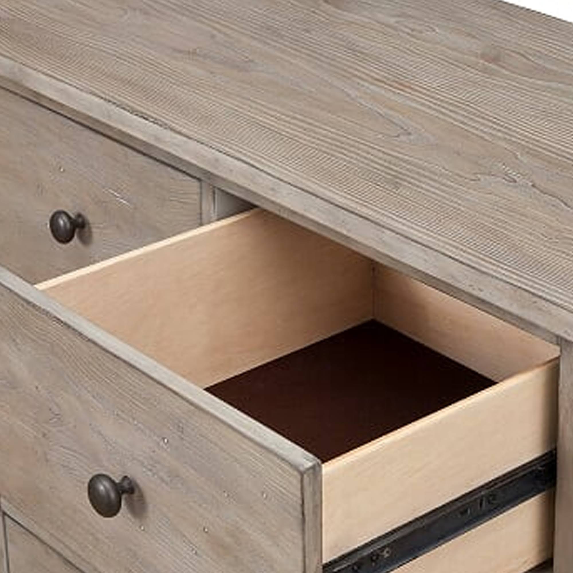 Natural Gray Wood 4 Drawer Accent Chest F850855