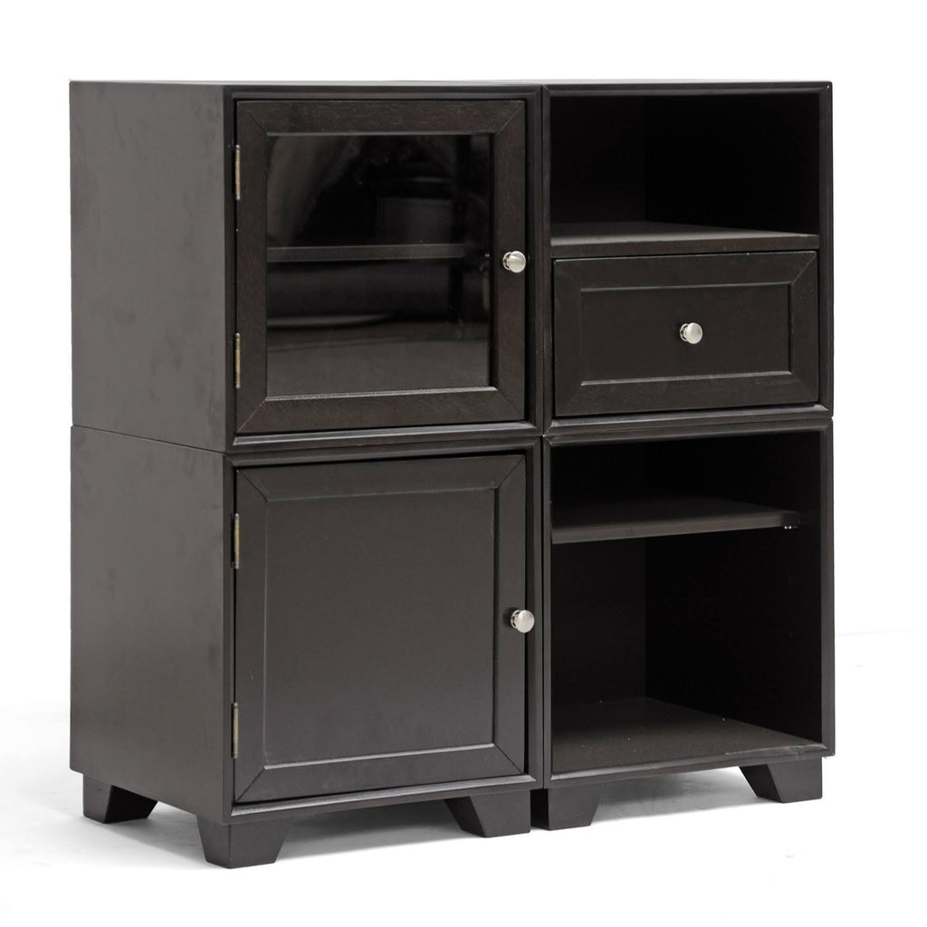 Dark Brown Modular Storage Cabinet P44794