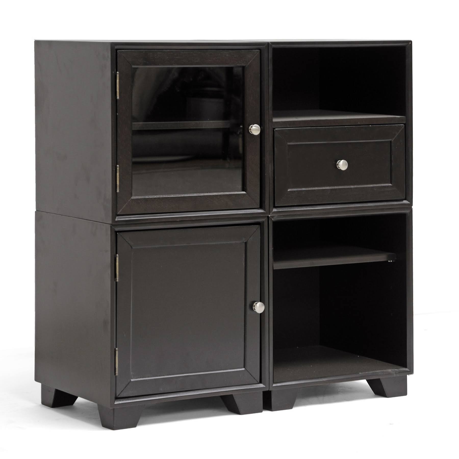 Dark Brown Modular Storage Cabinet P44794