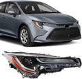 Passenger Side Headlight Assembly for 2020-2021 Toyota Corolla L LE Z75874