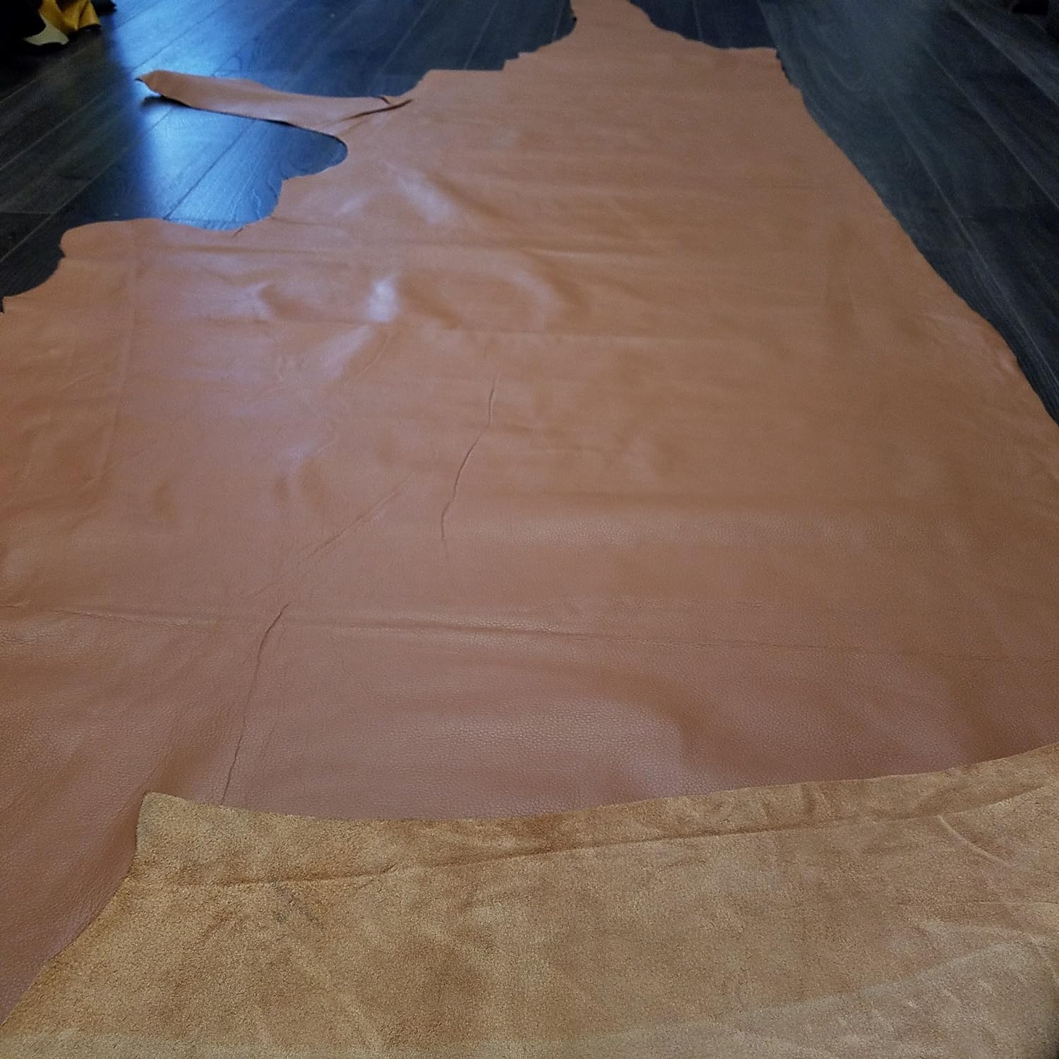 Genuine Leather Hide Skin 17 To 22 Square Feet F94089
