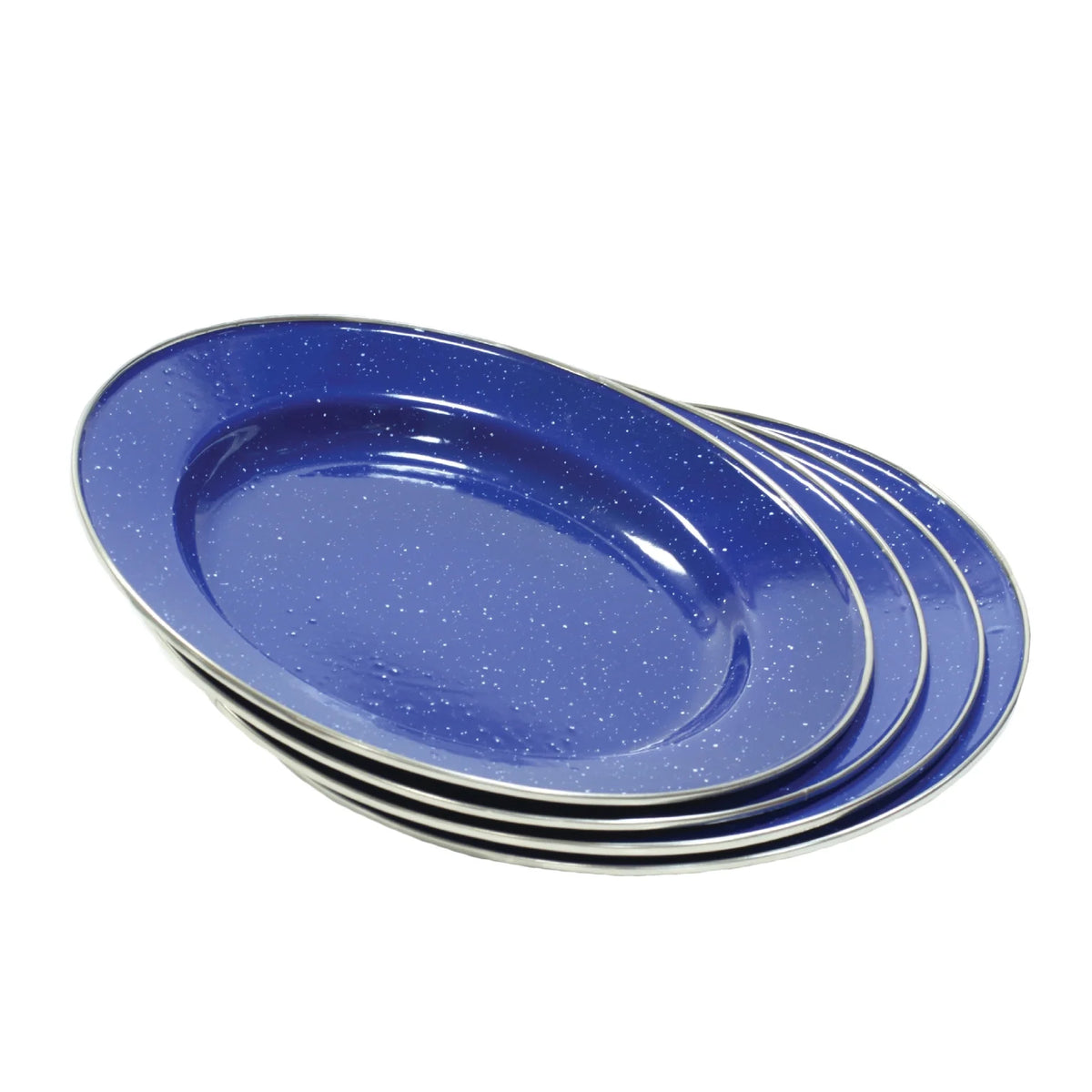 24 Piece Enamel Camping Tableware Set K371
