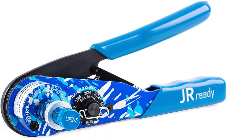 Closed Barrel Crimping Tool Kit with Universal Positioner for Heavy Duty Connectors Contacts Z7328