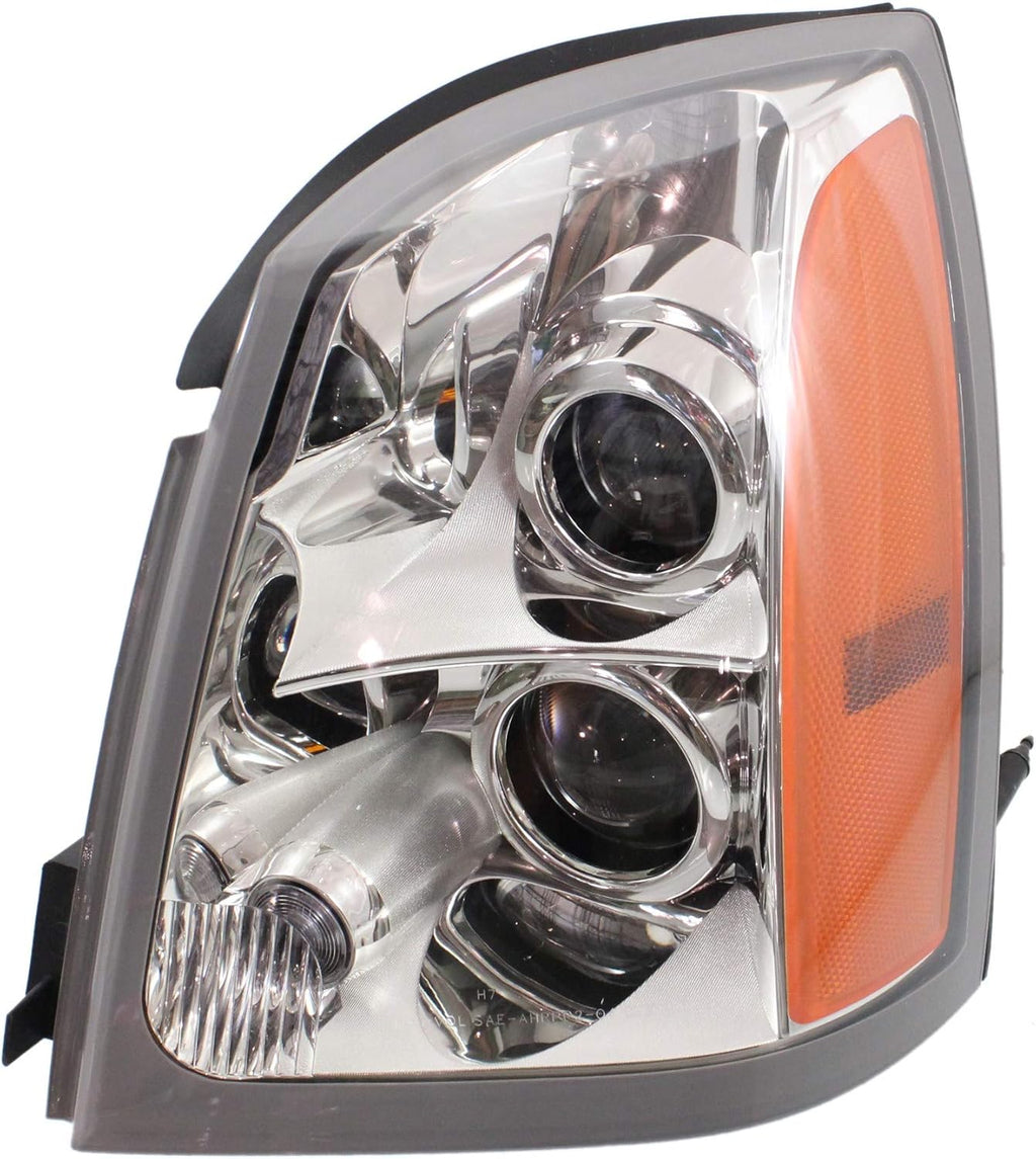 Headlight Assembly Compatible with 2004-2009 Cadillac SRX Halogen, Set of 2 C109
