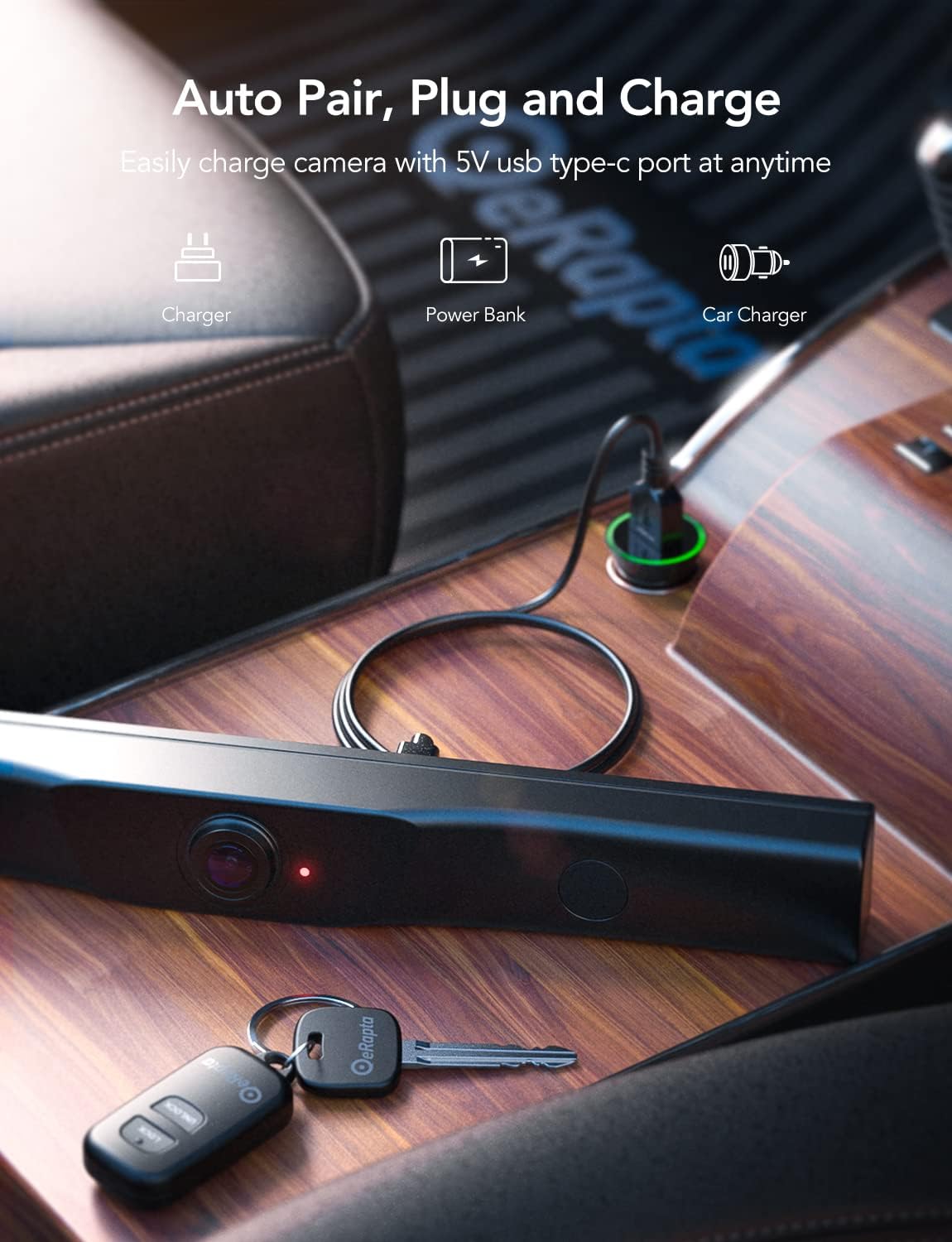 1080P Wireless Backup Camera with Monitor V5324