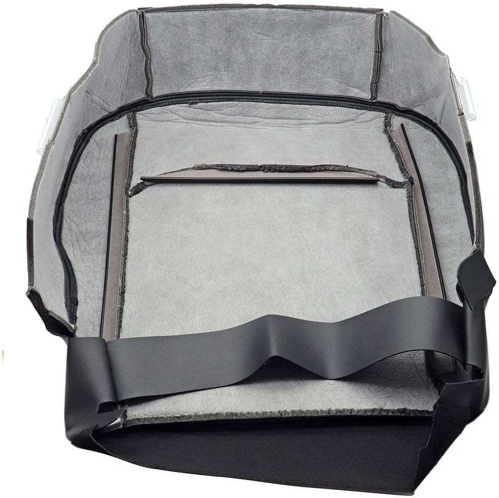 Black Bottom Perforated Leather Seat Cover Pack of 2 J802728