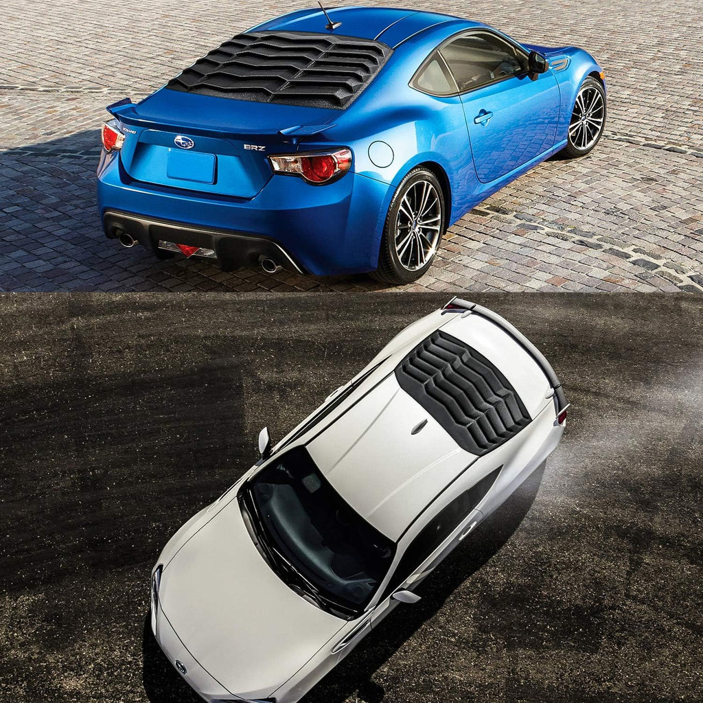Rear Window Louver ABS Matte Black W169