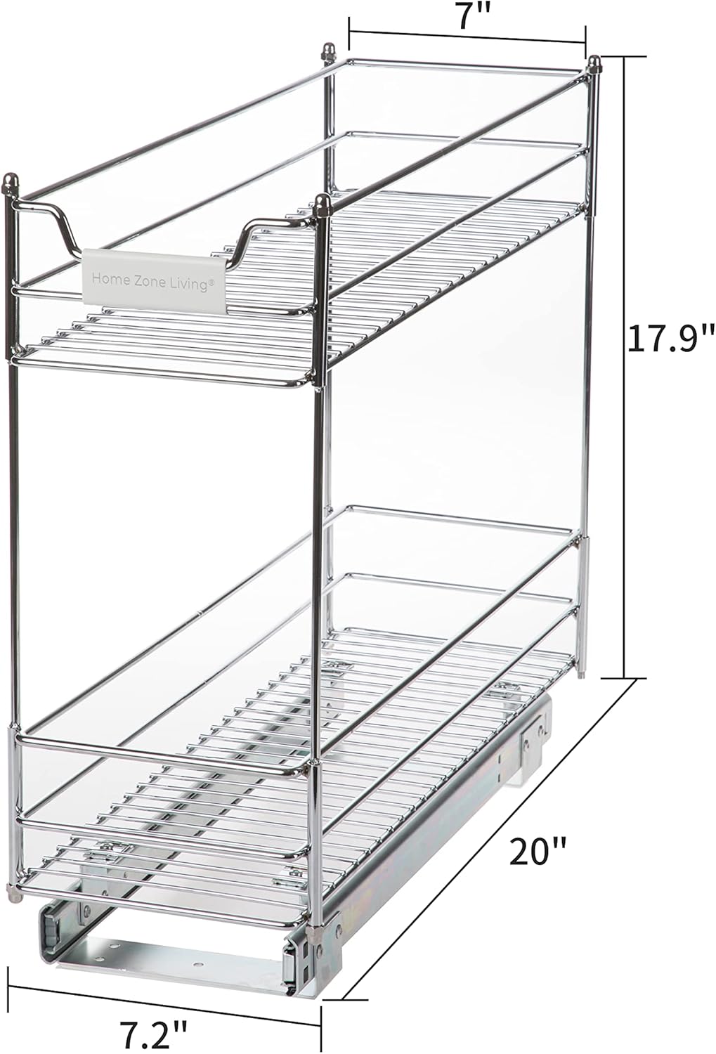 2-Tier Slide Out Drawer Cabinet Organizer A3245