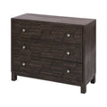 Grey Brown Acacia Veneer Chest D458