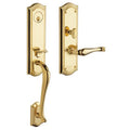 Satin Nickel Left Hand Single Cylinder Mortise Entry Handleset Q63275