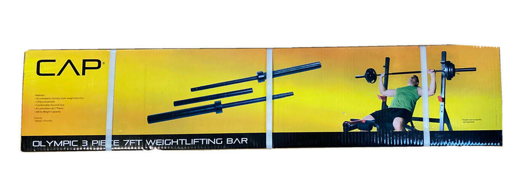 Olympic Weight Lifting Steel Bar Barbell 3 Piece C39150