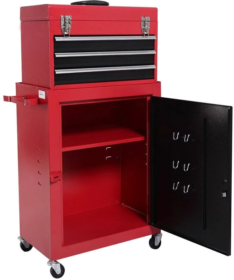 2pc Rolling Garage Toolbox Organizer O50548