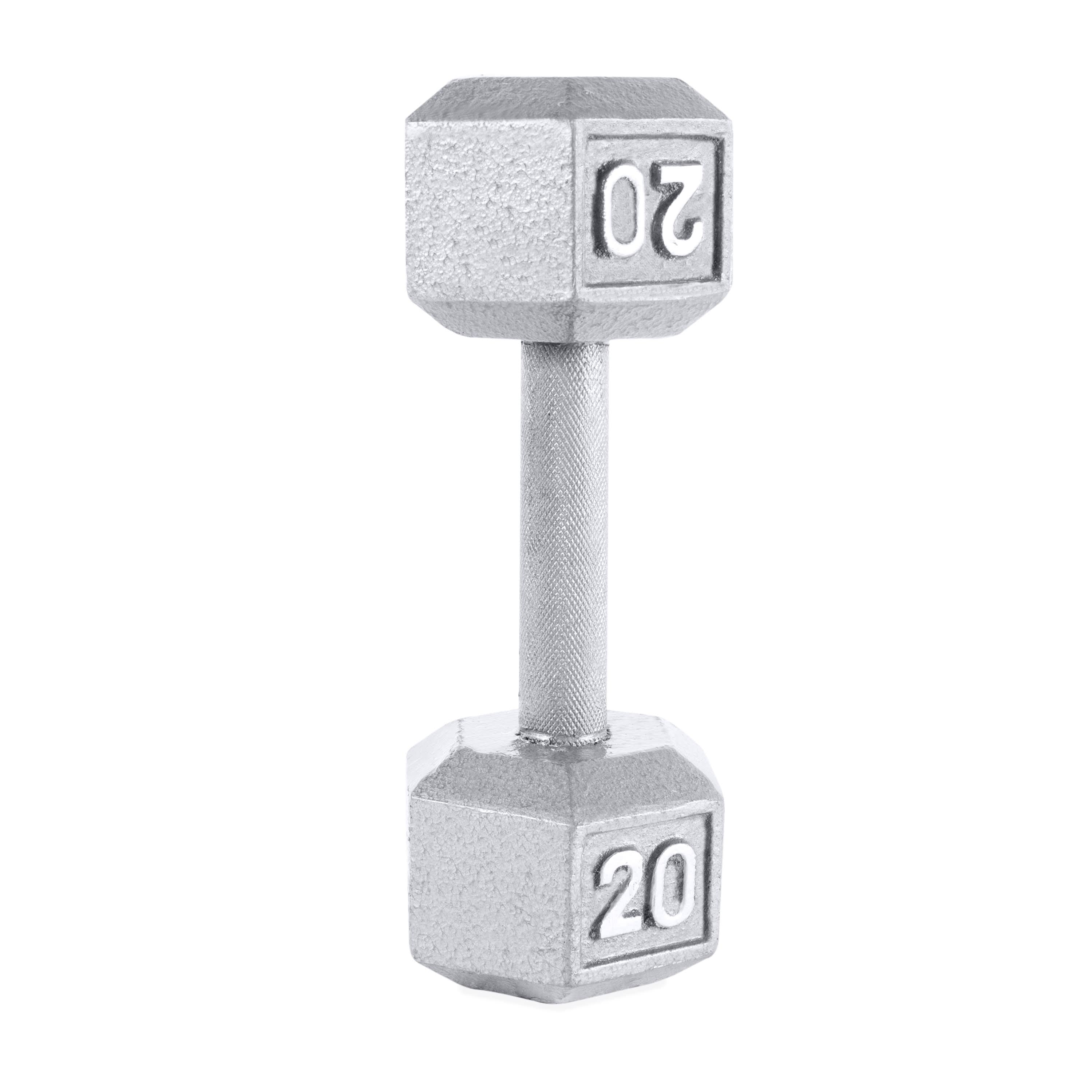 20 lb Cast Iron Hex Dumbbell G91243