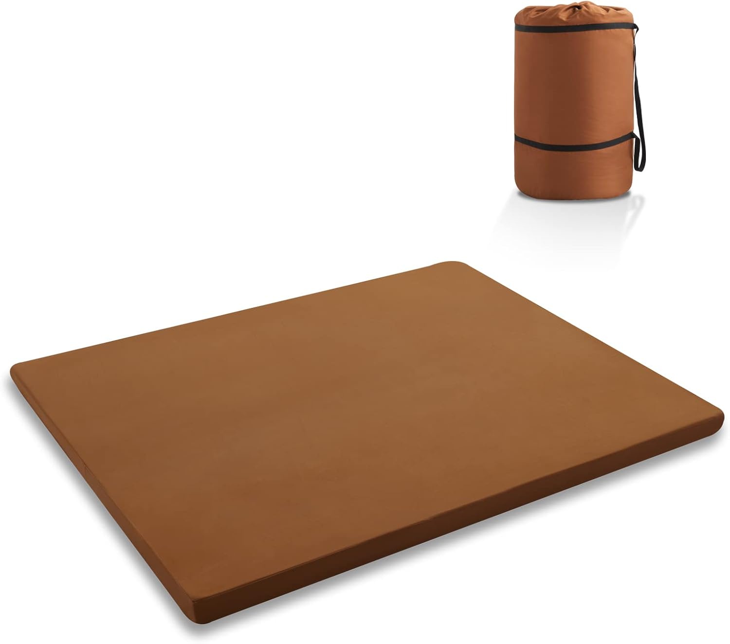 75.2×30 Ultra-Size Foldable Memory Foam Sleeping Pad with Removable Cover W571