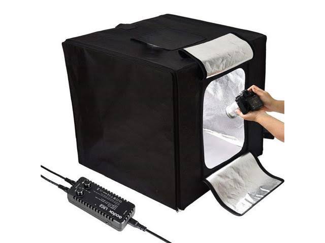 Portable Photo Studio Box with Triple LED Light Source L7964