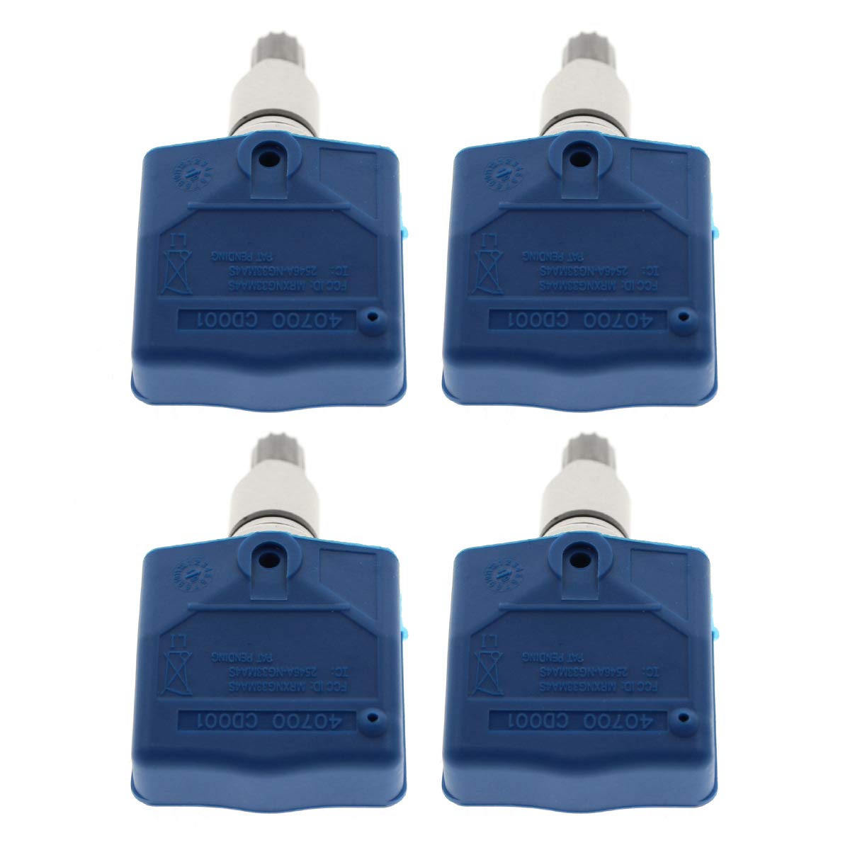 Pack of 4 TPMS Tire Pressure Sensor Replaces 40700-CD001 40700-CD011 40700-1AA0B L4493