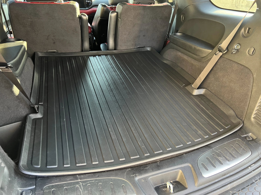 Black 3D Shaped Custom Fit Cargo Mat for Dodge Durango I998849